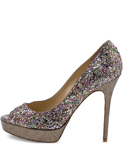 Jimmy Choo Pre-Owned 130mm leather pumps 