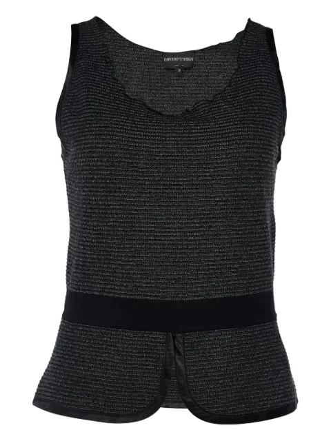 Emporio Armani Pre-Owned blusa tejida