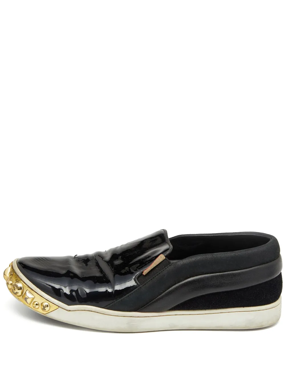Louis Vuitton Pre-Owned Slip-On-Sneakers mit Nieten - Schwarz