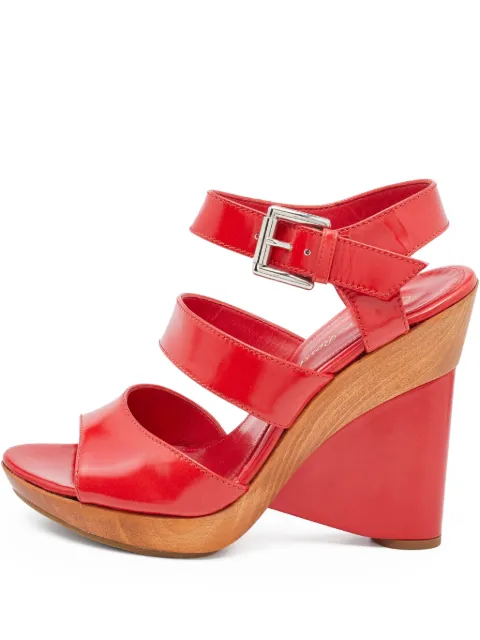 Gianvito Rossi sandalias con cuña de 120mm de archivo