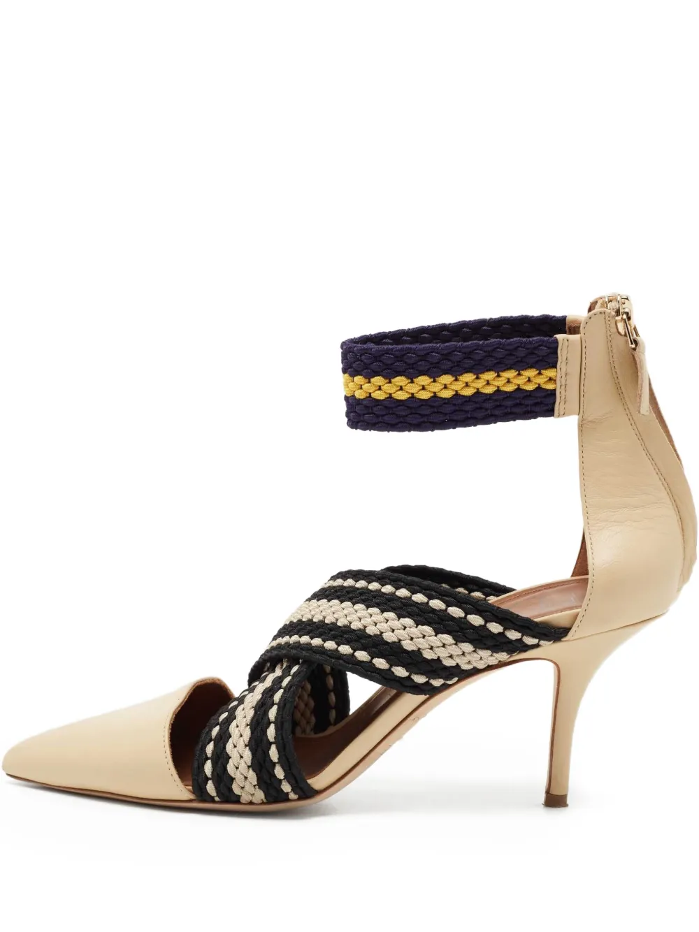 Malone Souliers x Roksanda 80mm Dana pumps | Neutrals | Image 1