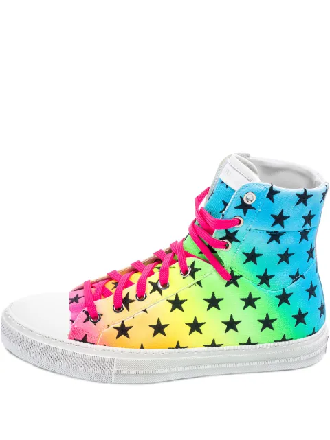 AMIRI tenis alto con estrella estampada
