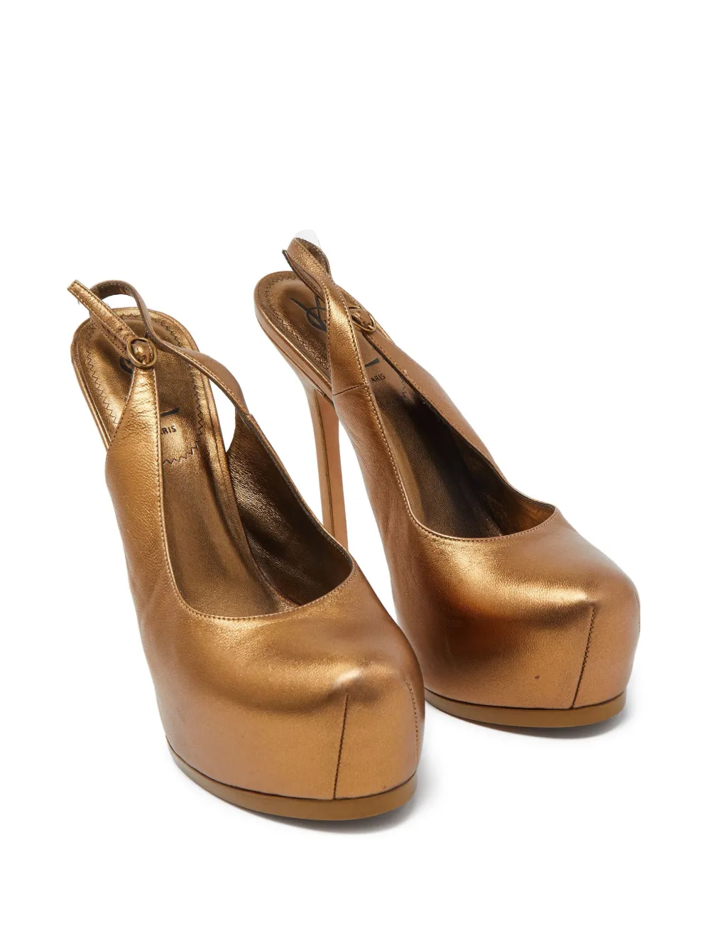 Saint Laurent Pre-Owned 150 mm Tribtoo pumps - Bruin