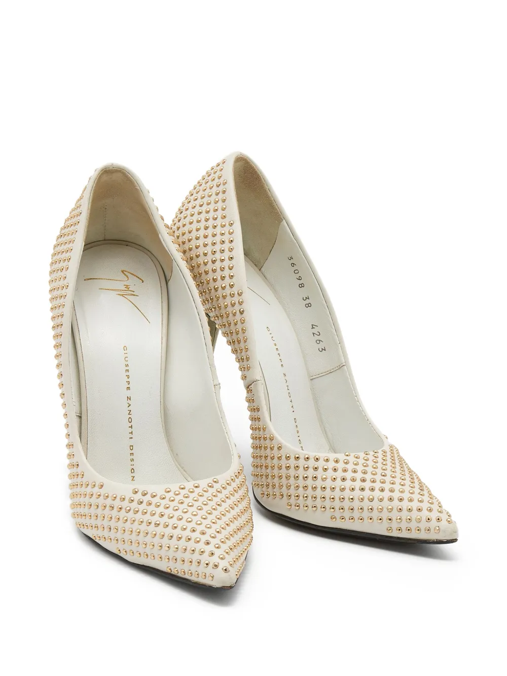 Giuseppe Zanotti Vintage stud-embellished heeled pumps | Heeled Pumps | Image 2