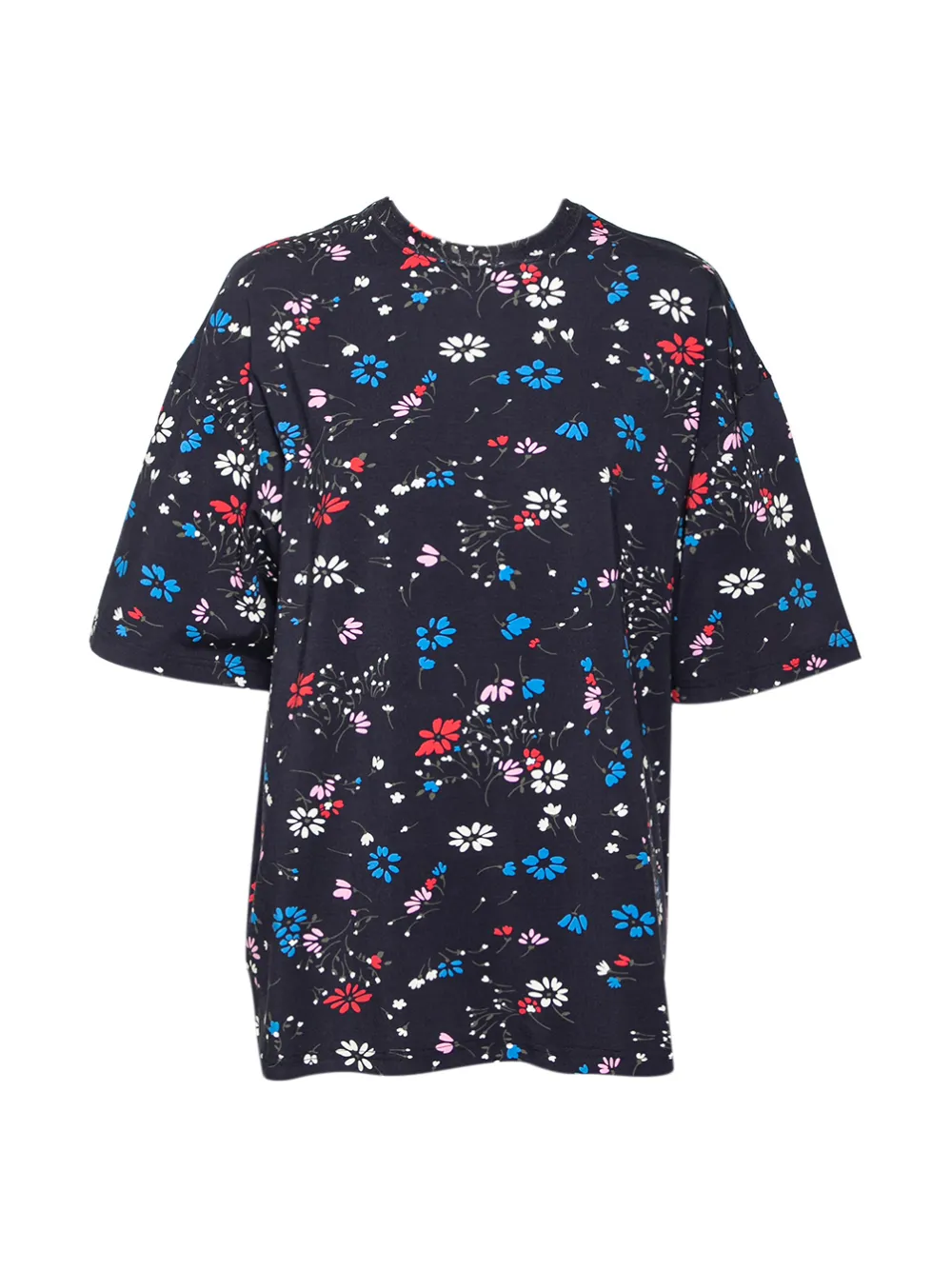 Balenciaga Pre-Owned T-shirt a fiori 2024 - Blu