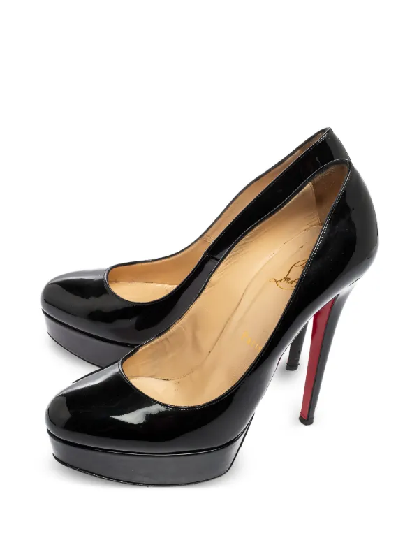 Christian Louboutin Pre-Owned Leather Heeled Pumps Black FARFETCH PH