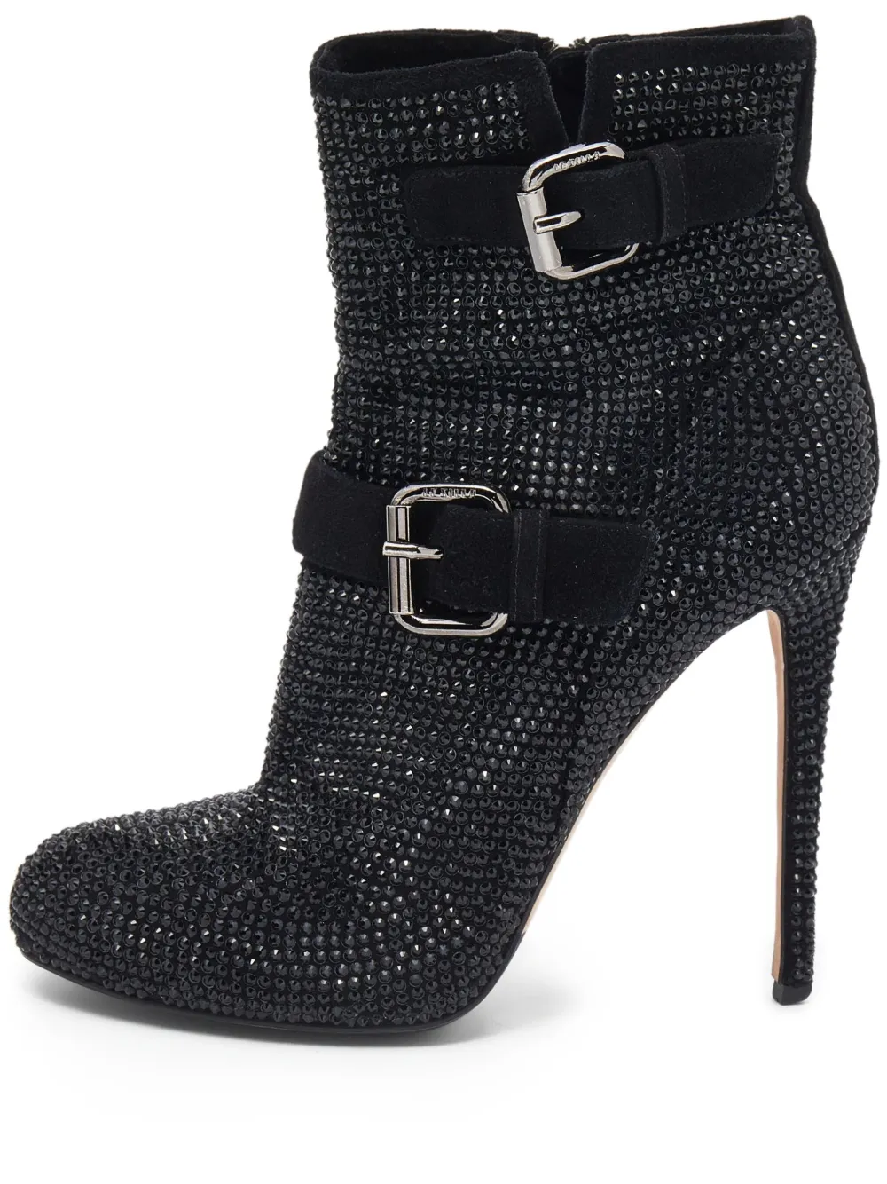 Le Silla pre-owned 120mm rhinestoned boots | Black | Image 1