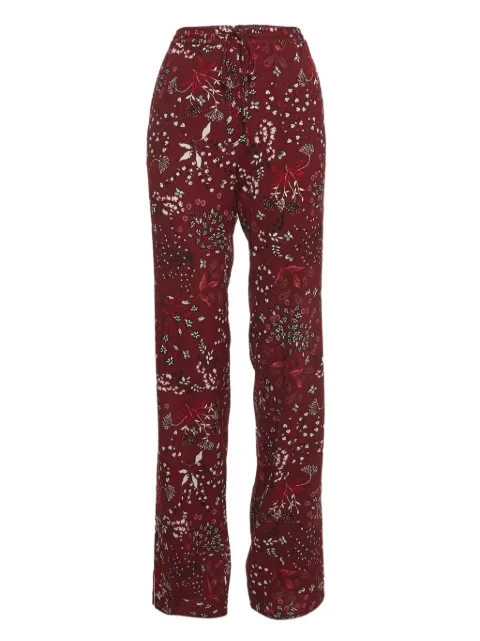 Max Mara Pre-Owned floral print trousers