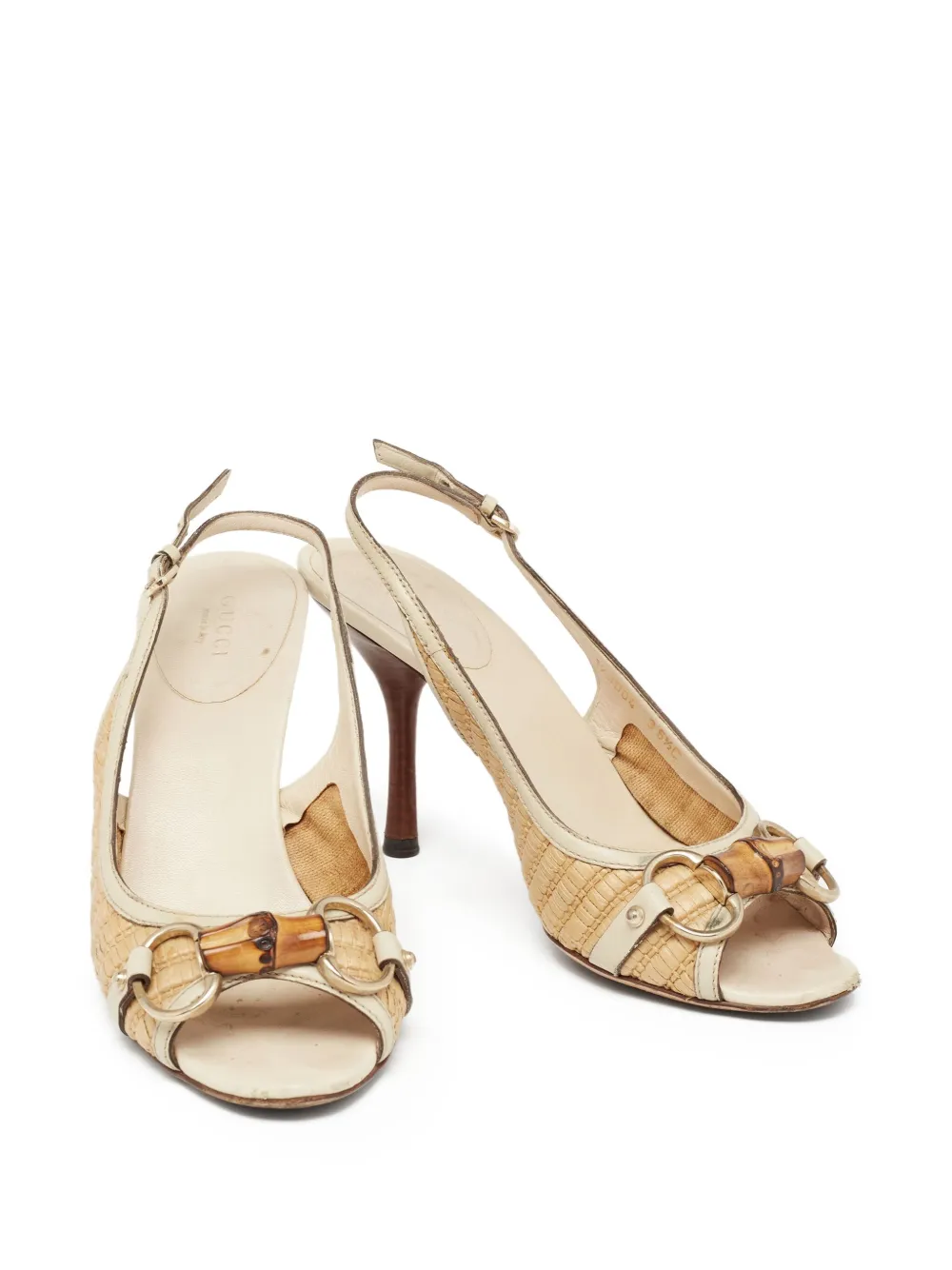 Gucci Pre-Owned Leren sandalen - Beige