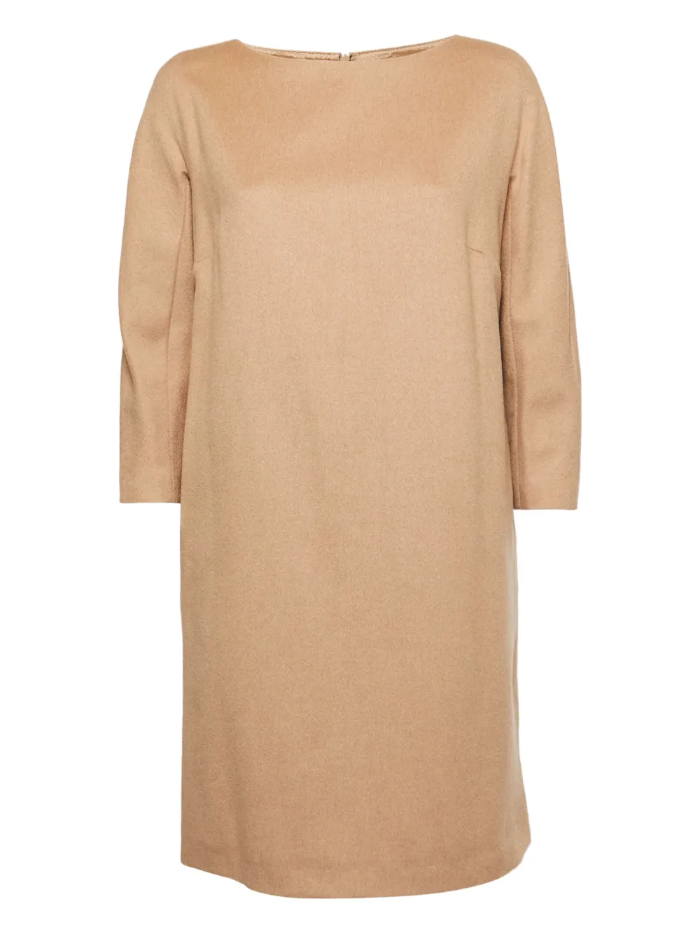 Max Mara long sleeve shift dress | Neutrals | Image 1