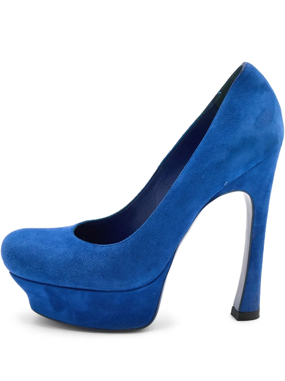 Saint Laurent Pre-Owned Sandalen mit Absatz 130mm - Blau