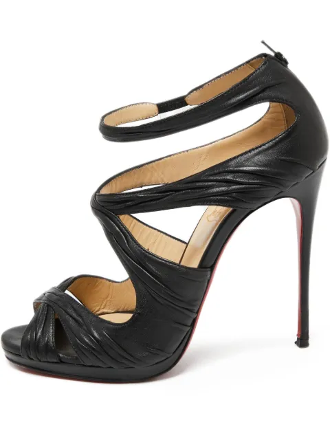 Christian Louboutin Pre-Owned zapatillas con tacón de 115mm
