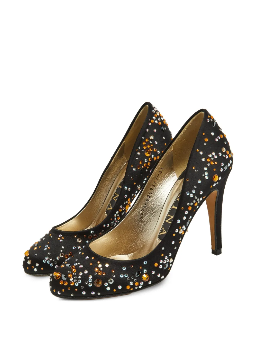 Gina pre-owned 105mm rhinestone-embellished pumps | Image 2