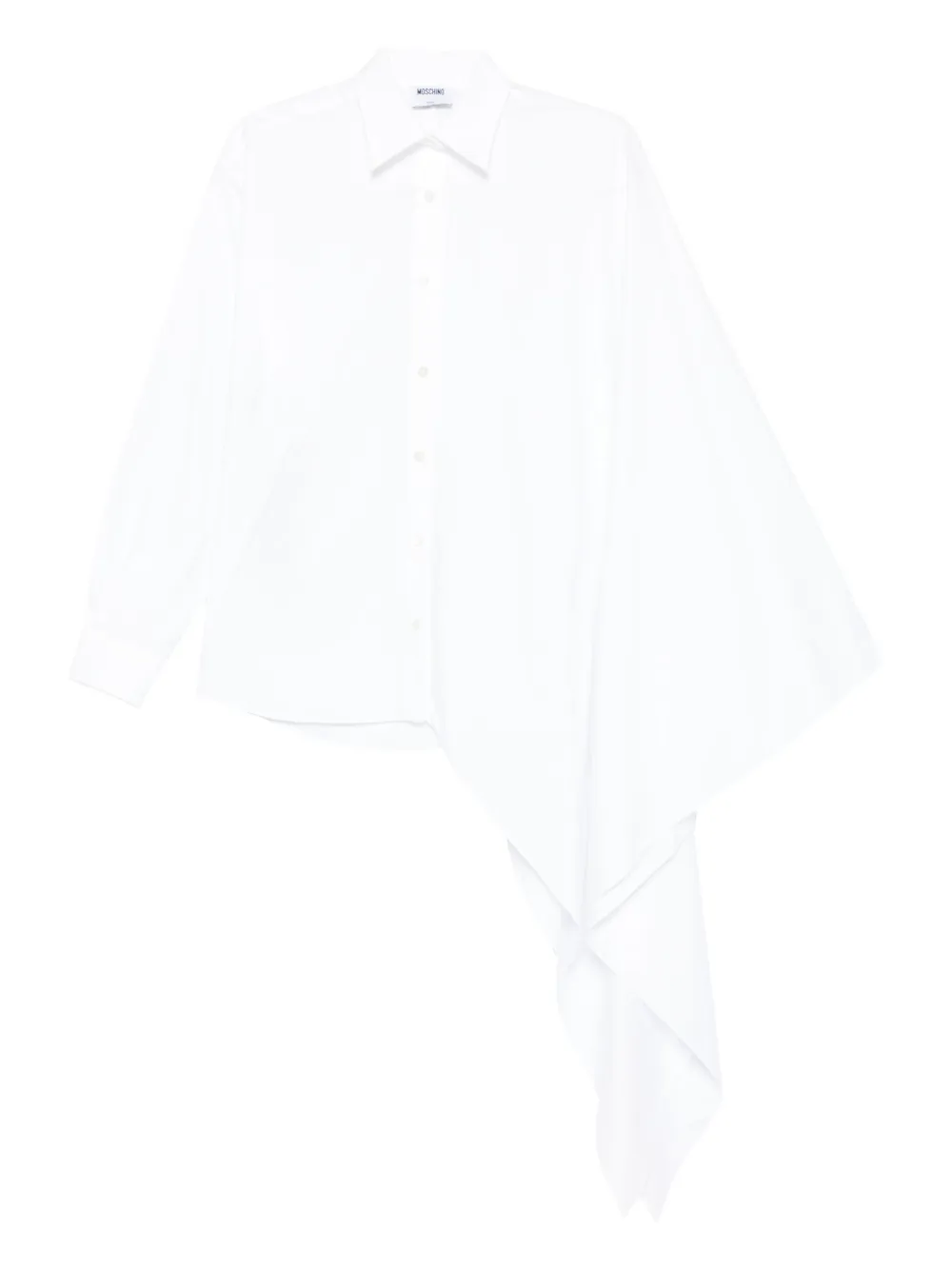 Moschino asymmetric shirt - Bianco