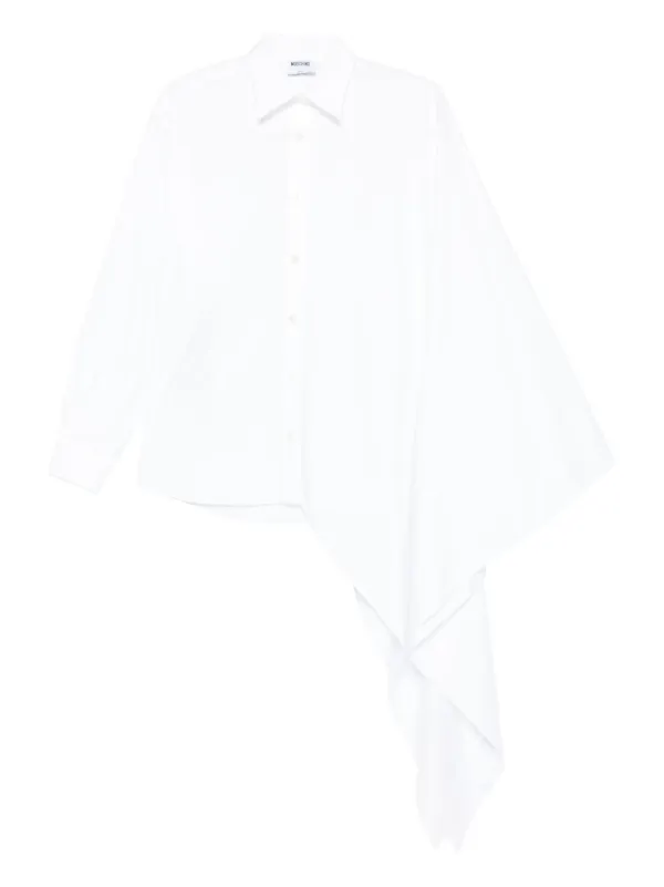 Moschino Asymmetric Shirt in White