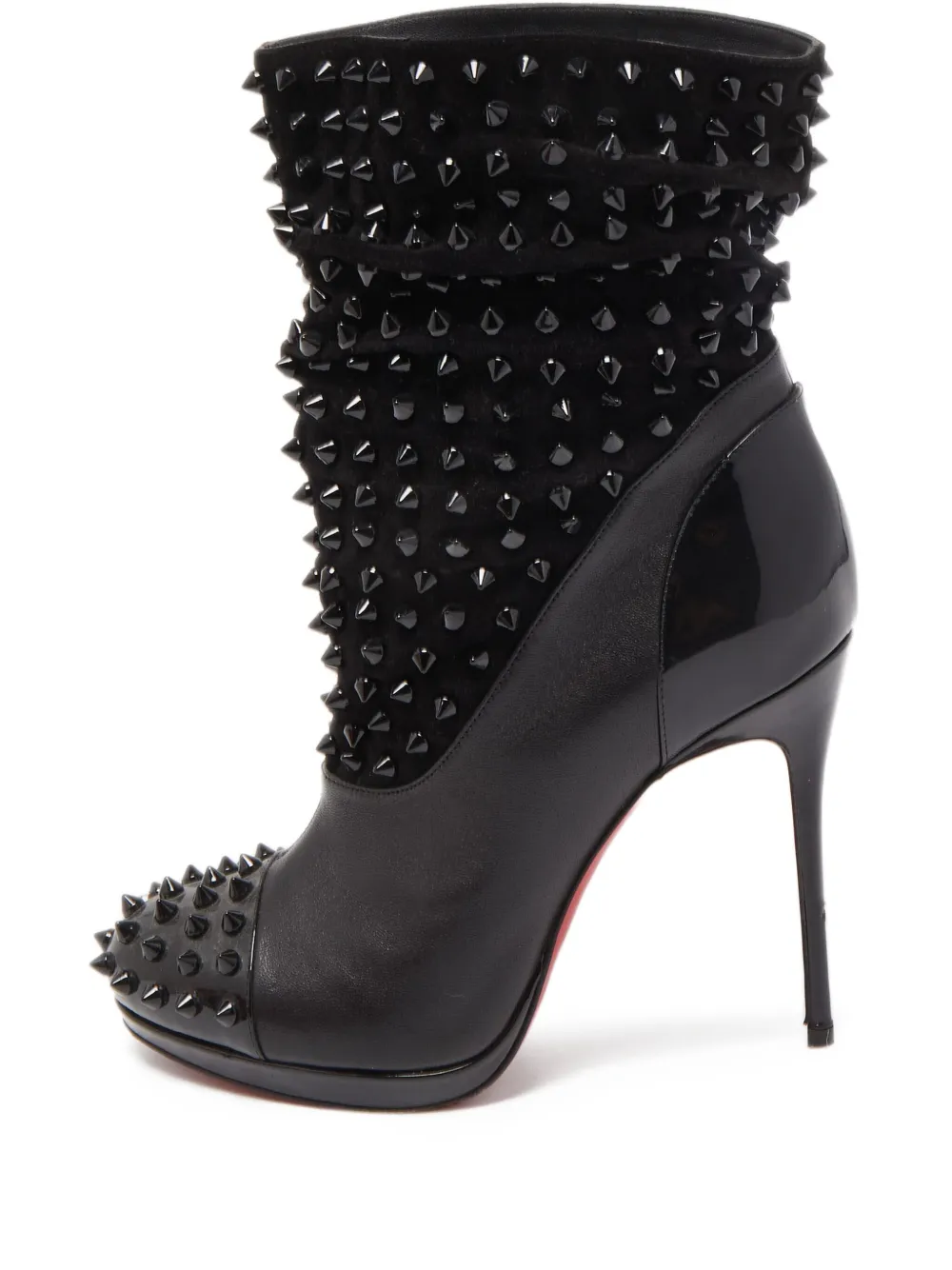 Christian Louboutin Pre-Owned botas con apliques y tacón de 100mm | negro | Image 1