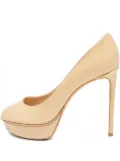 Louis Vuitton Pre-Owned 115mm patent sandals - Neutrals