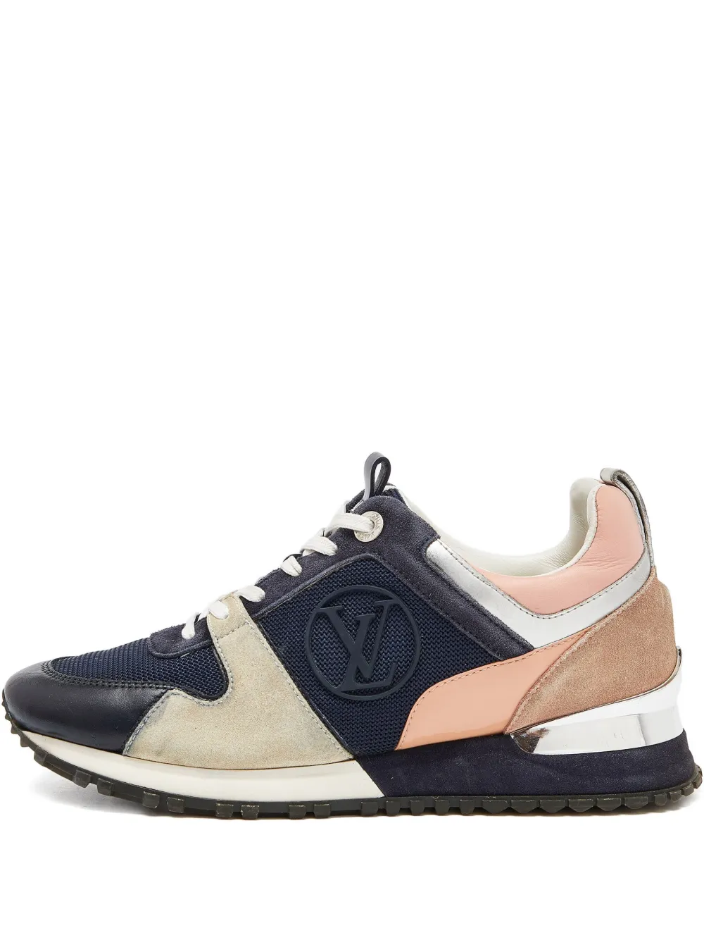 Louis Vuitton Pre-Owned panelled-design sneakers - Blau