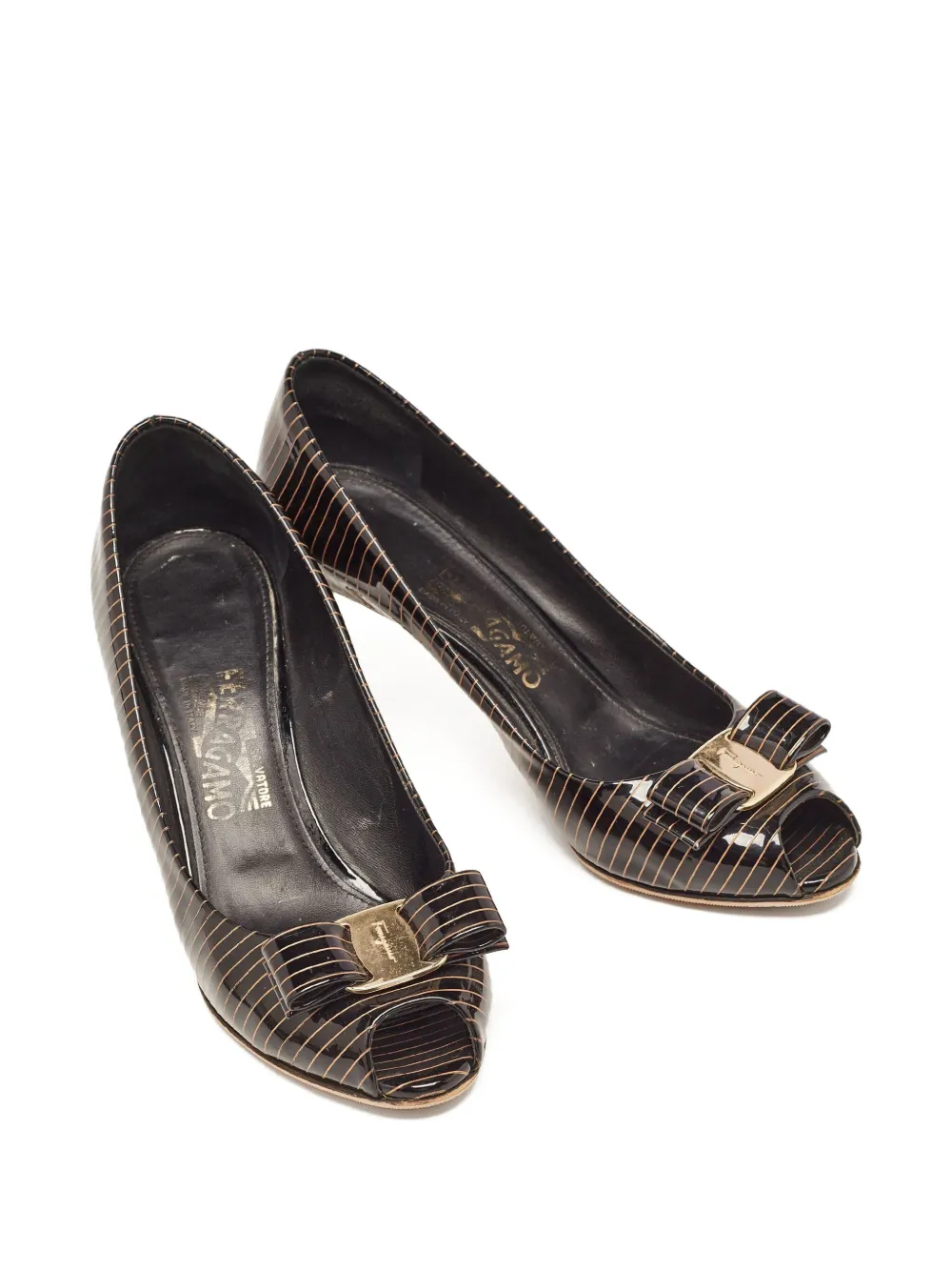 Ferragamo Pre-Owned Vara Bow heeled pumps | Shoes | Image 2