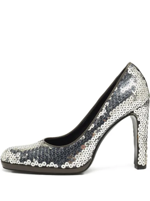 Miu Miu Pre-Owned 110mm sequin-embellished pumps