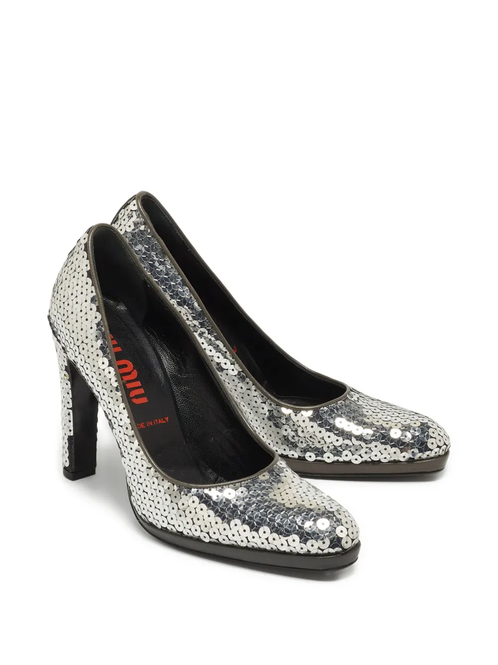 Miu Miu Pre-Owned 110mm sequin-embellished pumps | Image 2