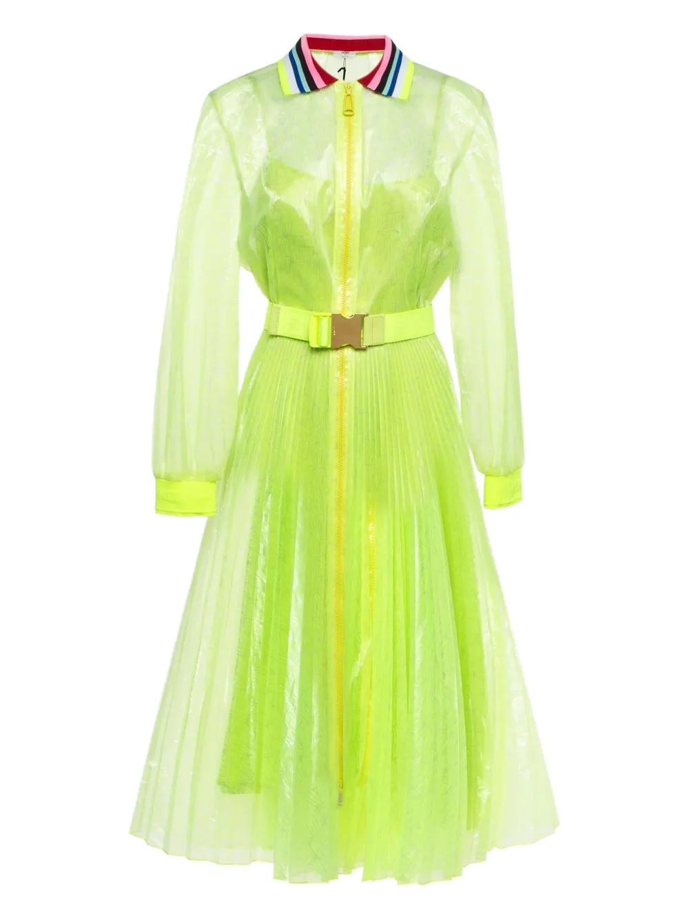 Fendi Pre-Owned printed midi dress | Green | Image 1