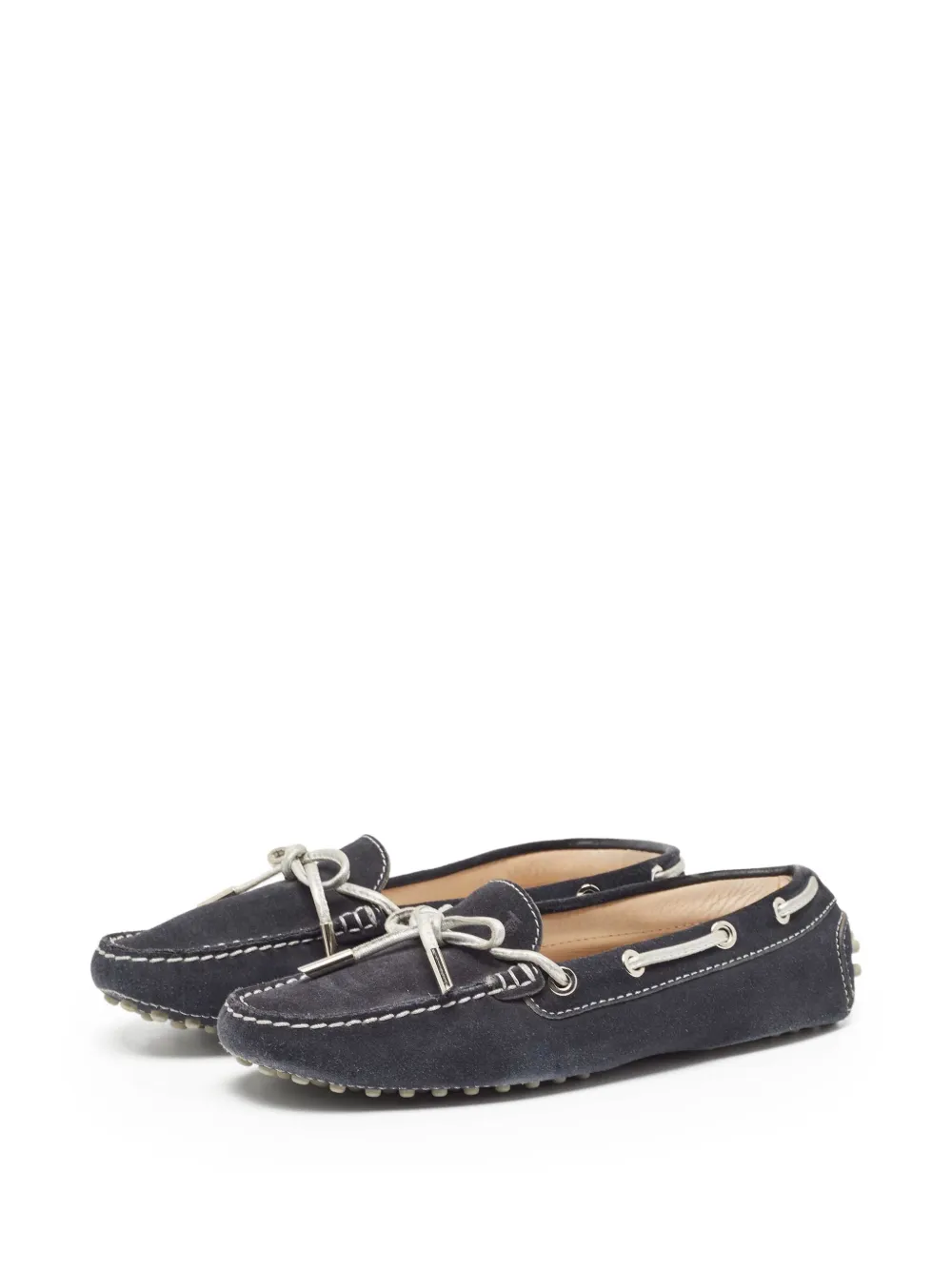 Tod's Vintage Suède loafers - Zwart