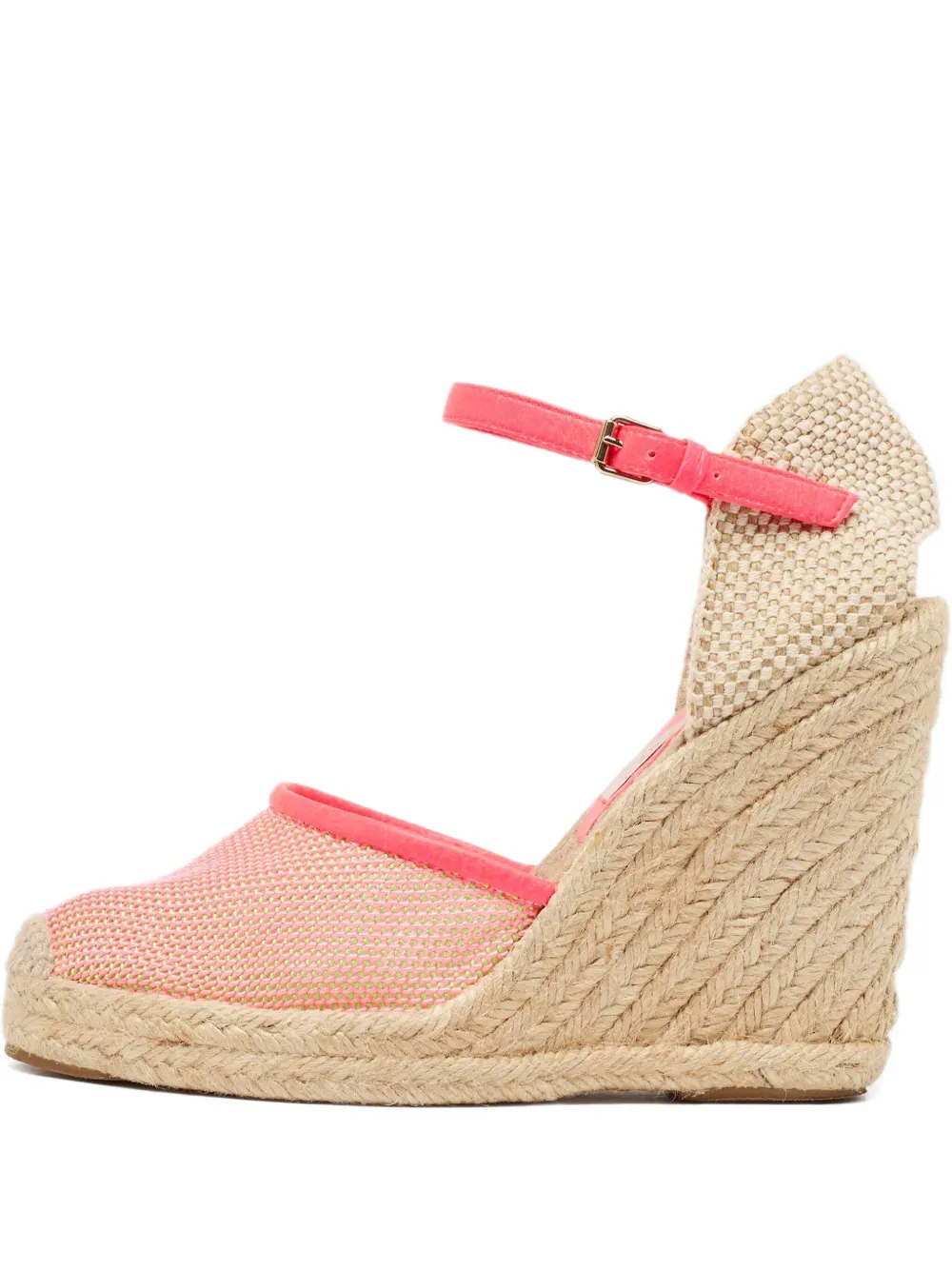 Stella McCartney Pre-Owned 110mm wedge-heel espadrilles | Pink | Image 1