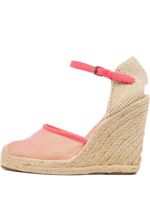 Stella McCartney Pre-Owned 110mm wedge-heel espadrilles