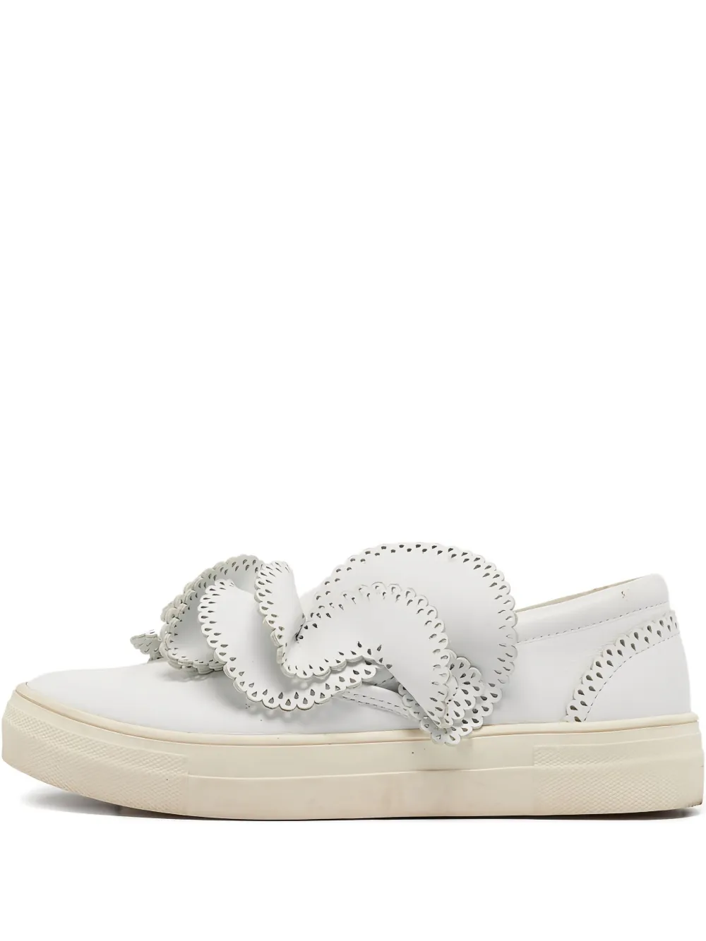 Sophia Webster pre-owned embellished slip-on sneakers | White | Image 1
