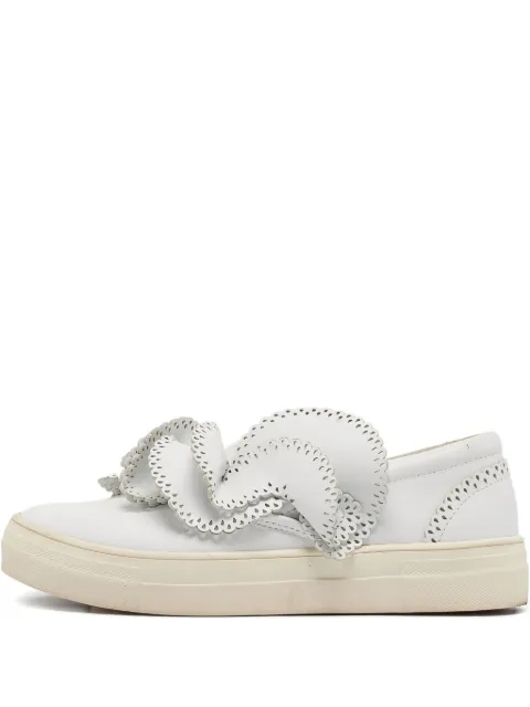 Sophia Webster tenis slip-on con apliques de archivo