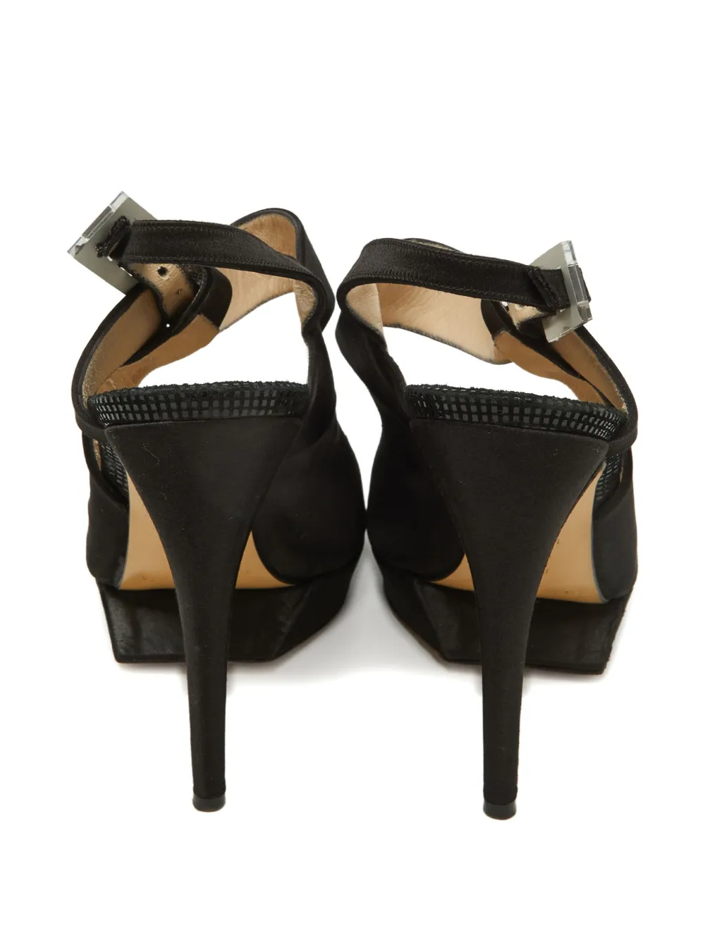 Pre-owned Nicholas Kirkwood 120mm Buckled Platform Sandals