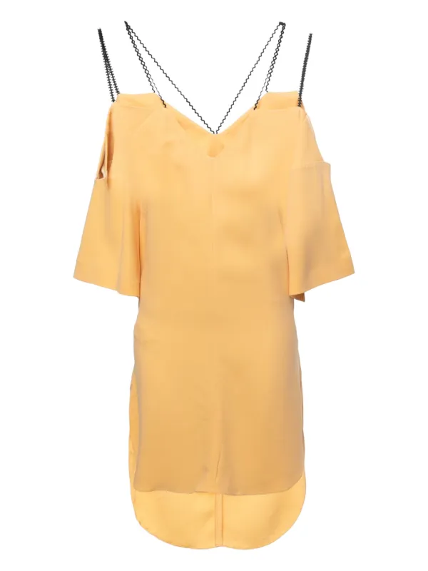 roland mouret orange dress Roland Mouret orange dress knee length back zipper sz US 6 FR 38 IT 42