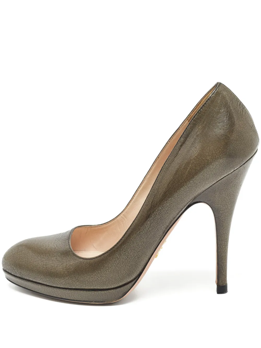 125mm leather pumps