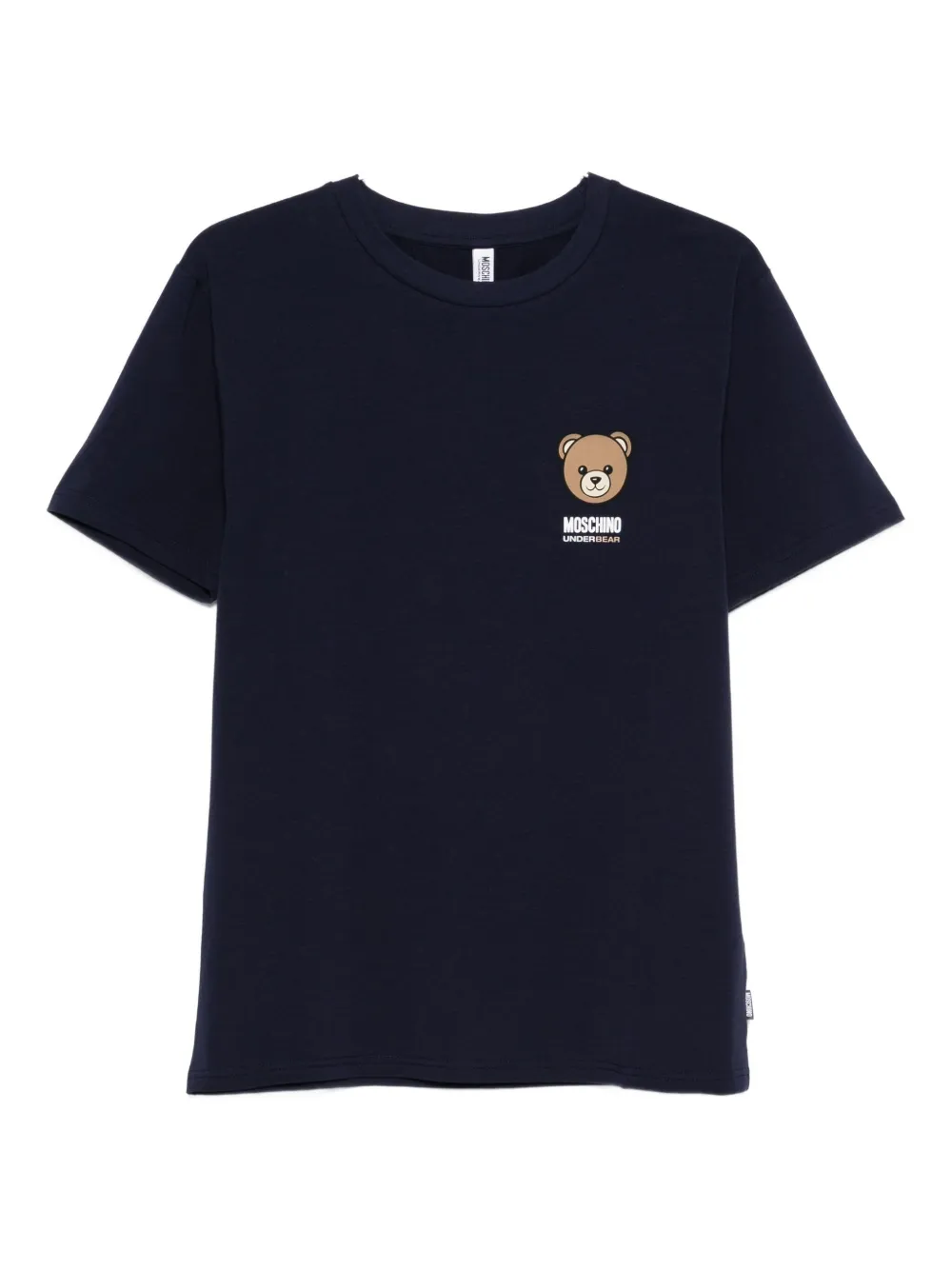 Moschino bear-print crew-neck T-shirt | Blue | Image 1