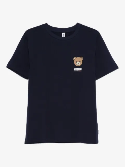 Moschino bear-print crew-neck T-shirt