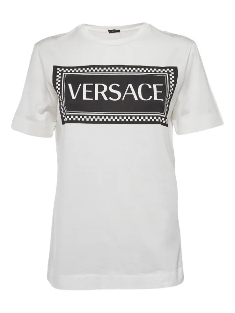 Versace Pre-Owned T-Shirt mit Logo-Print