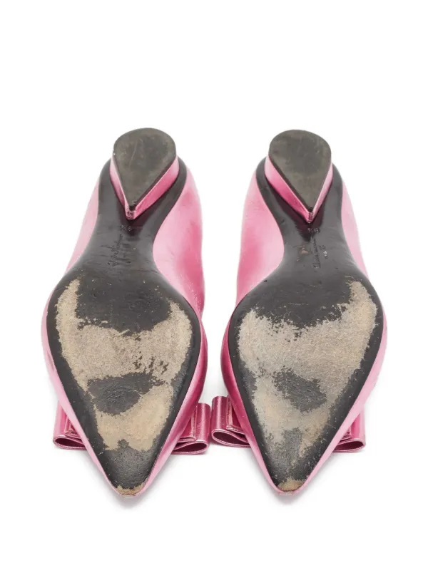 Ferragamo Pre-Owned Vara-bow Pumps | Pink | FARFETCH