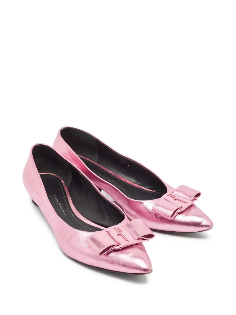Ferragamo Pre-Owned zapatillas Vara con moño | Image 2
