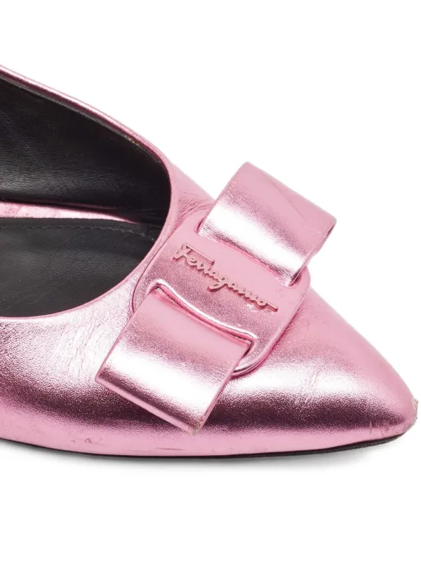 Ferragamo Pre-Owned Vara-bow Pumps | Pink | FARFETCH