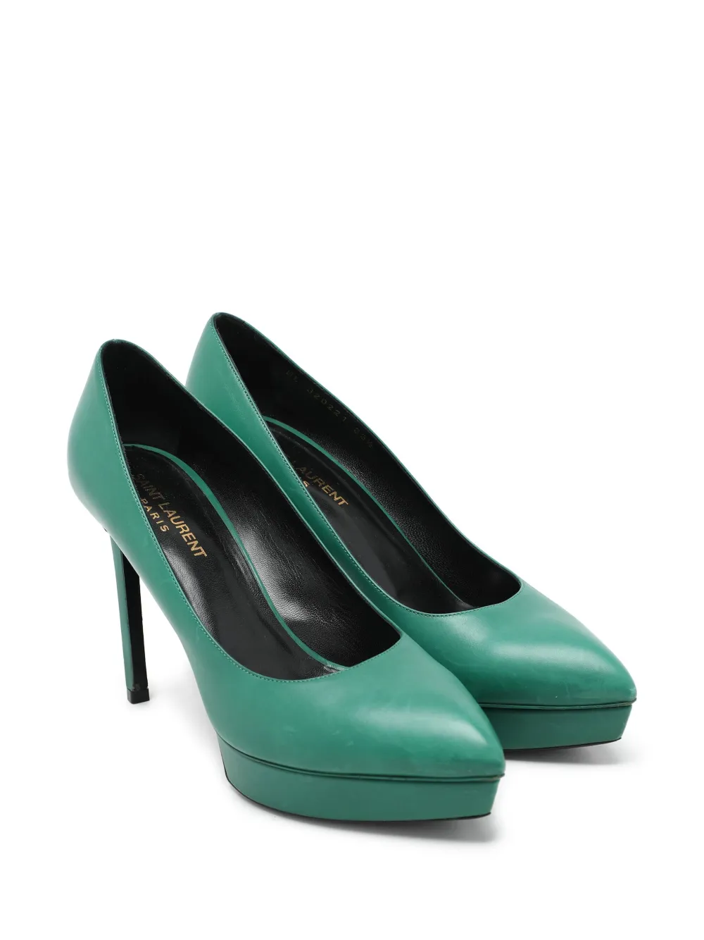 Saint Laurent Pre-Owned 110 mm Janis pumps - Groen