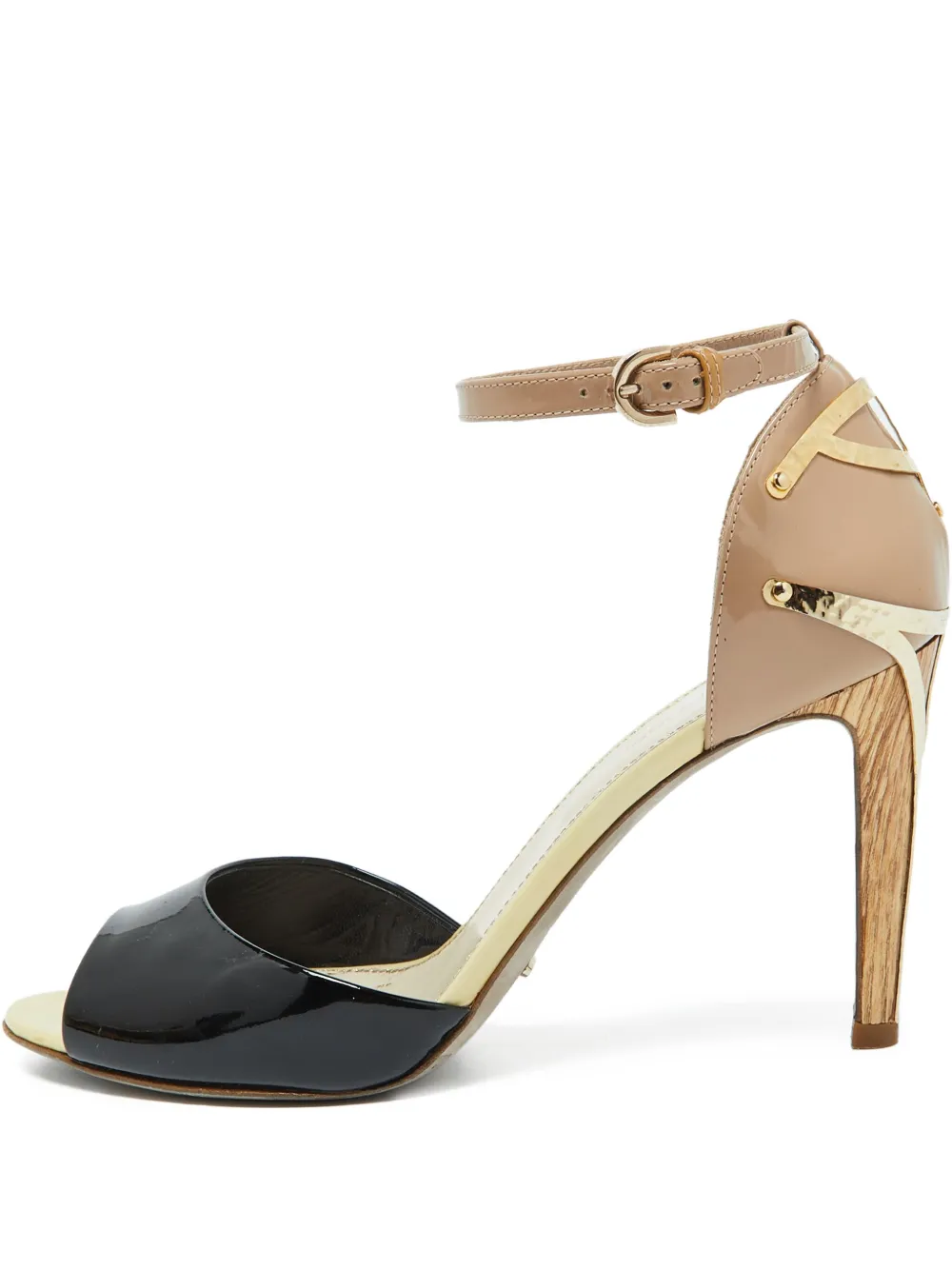 Sergio Rossi Vintage pre-owned 95mm leather sandals | Black | Image 1