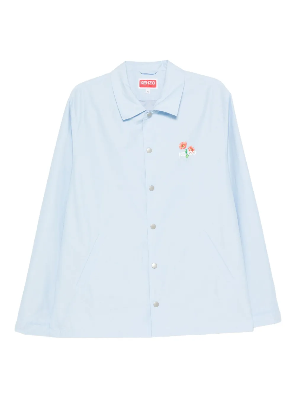 floral-print cotton shirt