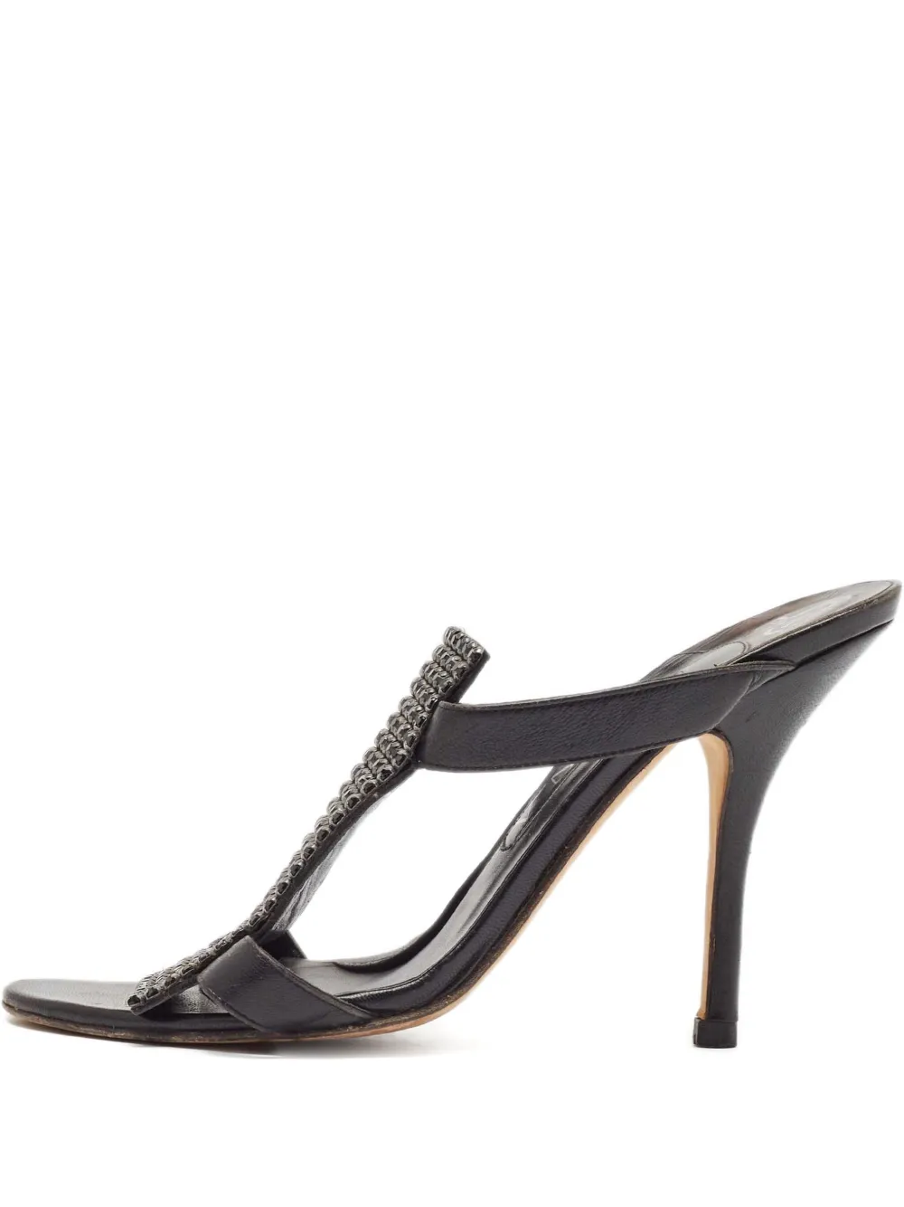 Gina Verzierte Sandalen 105mm - Schwarz