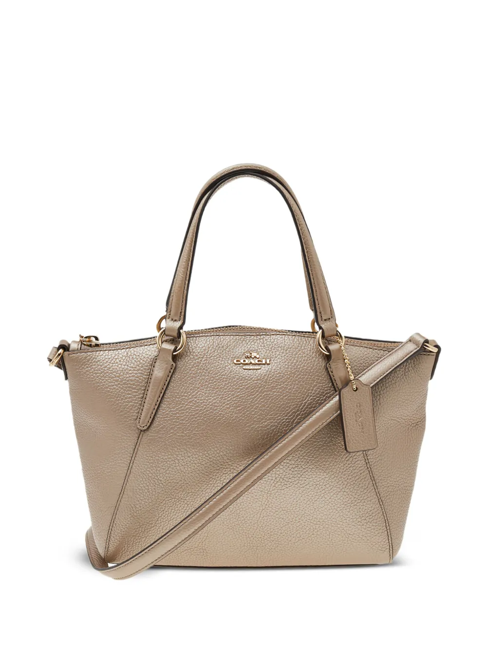 Coach Vintage Pre-owned leather tote bag - ニュートラル Coach Vintage Pre-owned leather tote bag - ニュートラル