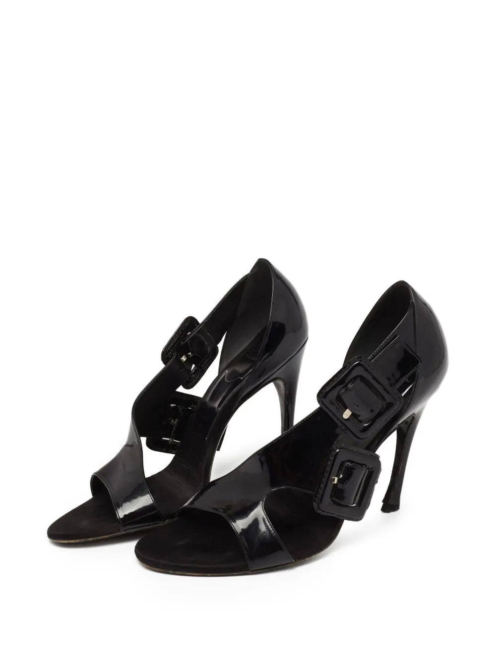 Roger Vivier Vintage Lakleren sandalen - Zwart
