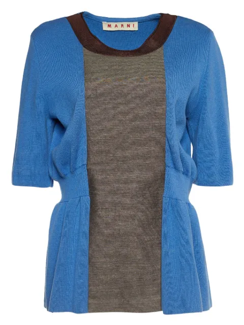 Marni Pre-Owned colourblock top