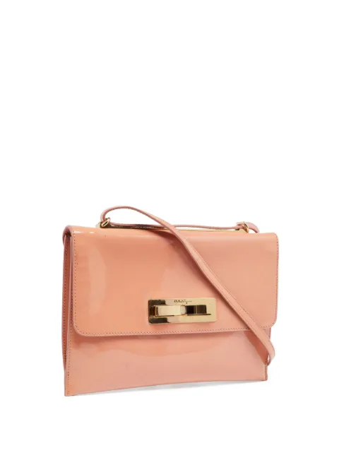 Ferragamo Pre-Owned bolsa de hombro de cuero