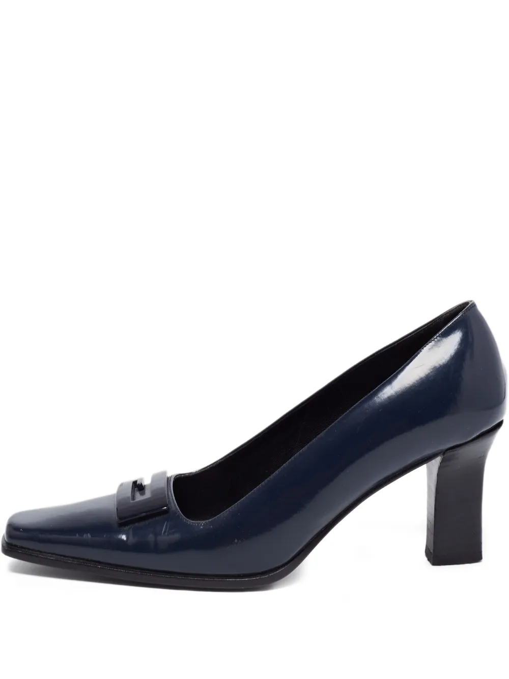 Gucci Pre-Owned エナメルレザー パンプス - ブルー Gucci Pre-Owned エナメルレザー パンプス - ブルー