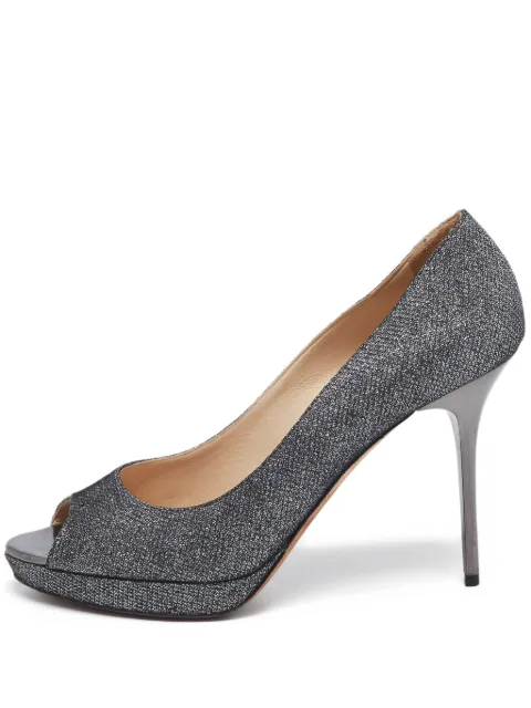 Jimmy Choo Pre-Owned 110mm peep-toe pumps